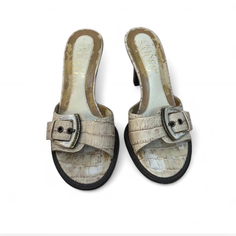 Vintage Y2K Franco Sarto kitten heels/heeled sandals